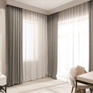 Welcome to Royal curtain Dubai, where we believe that every detail in your space contributes to its overall ambiance and appeal. As aficionados of exquisite interiors, we recognize the pivotal role that curtains play in creating an elegant and stylish look, while also serving a functional purpose.